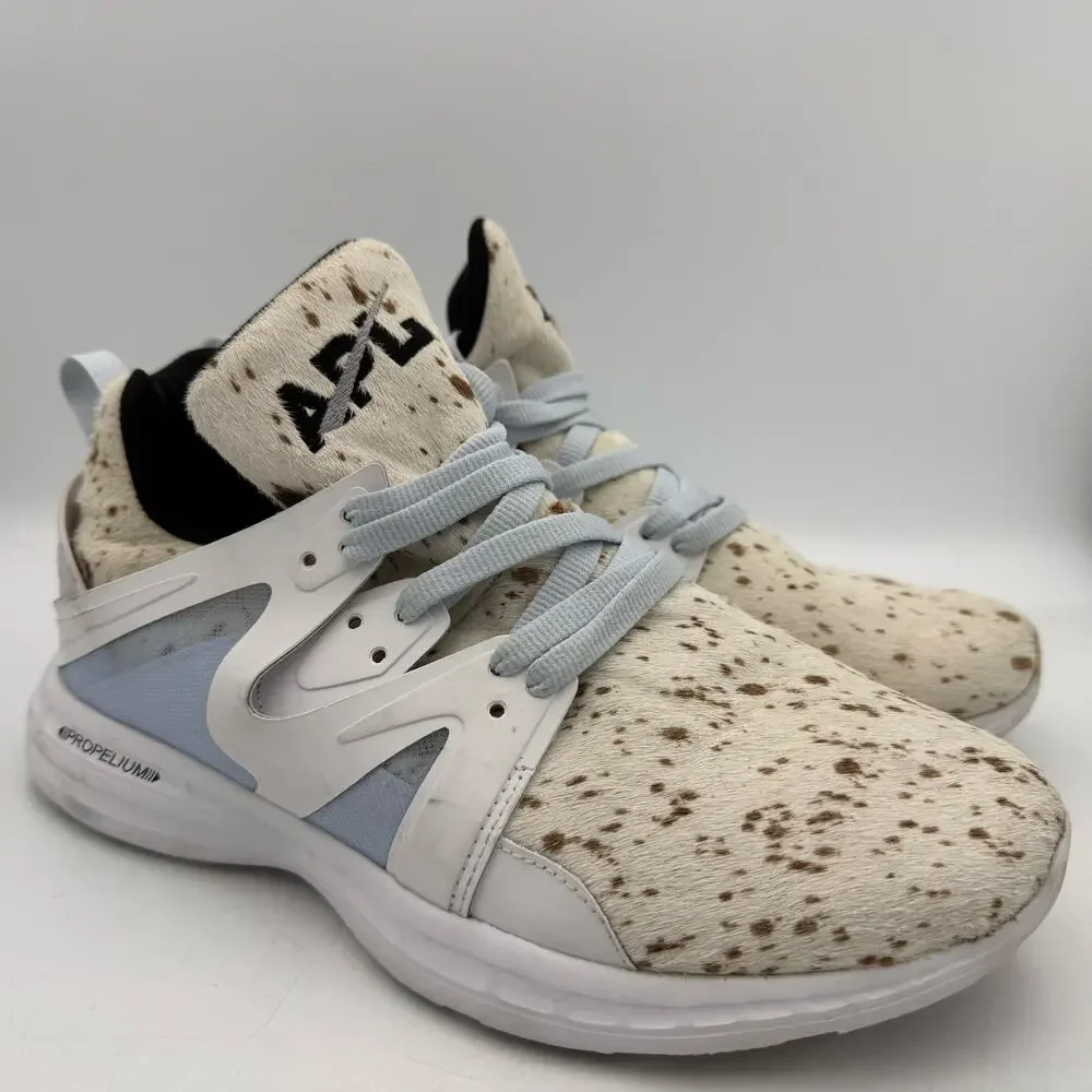 APL Ascend W Cow Print Haircalf Propelium Sneakers Women’s Size 8